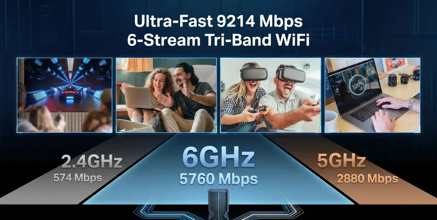 Router TP-Link Archer BE550 gaming